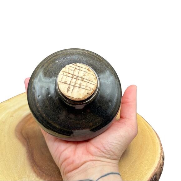 Mid century 1960s SIGNE PERSSON MELIN Vase: Scandinavian pottery - Picture 5 of 8